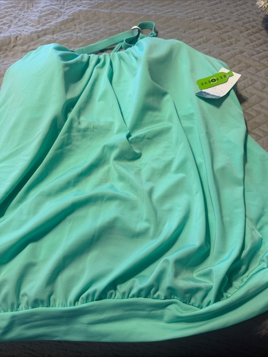 repreve Other - Adjustable Halter One-Piece Swimsuit in Mint Green